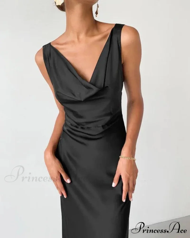 ENELA SATIN Stylish MAXI DRESS - Image 8