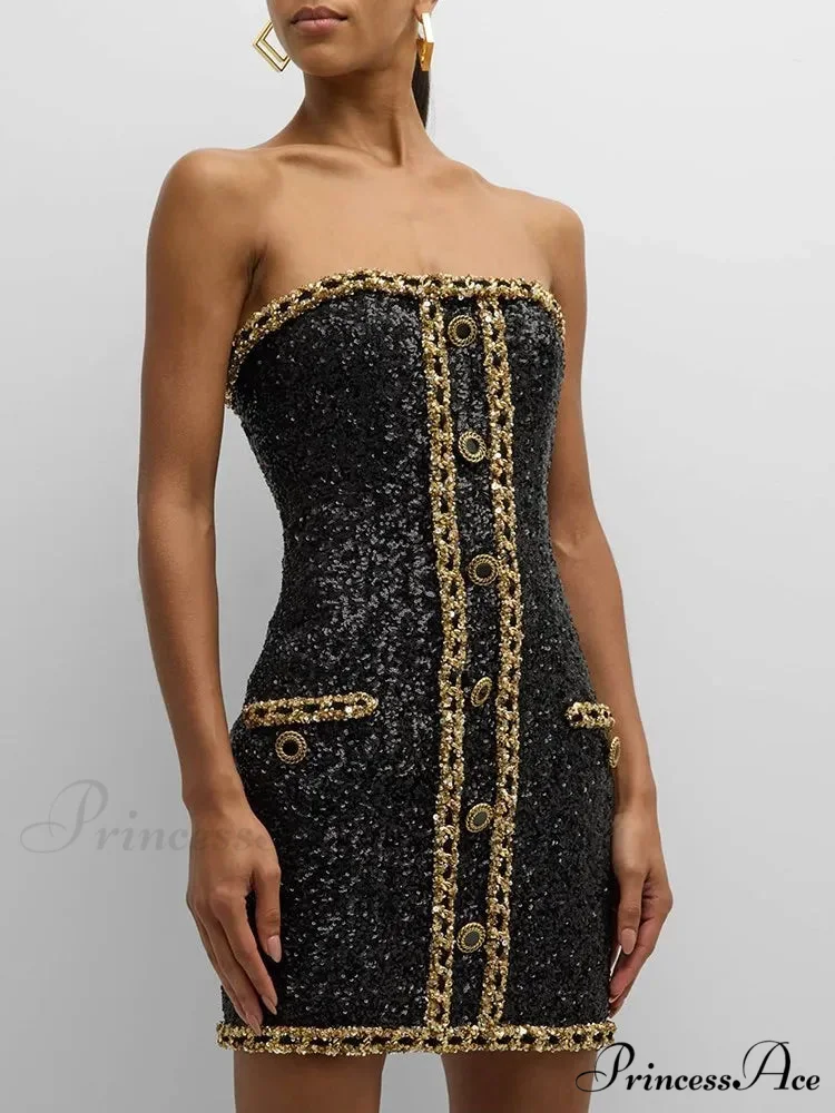CONSTANTINA Elegant MINI DRESS - Image 2