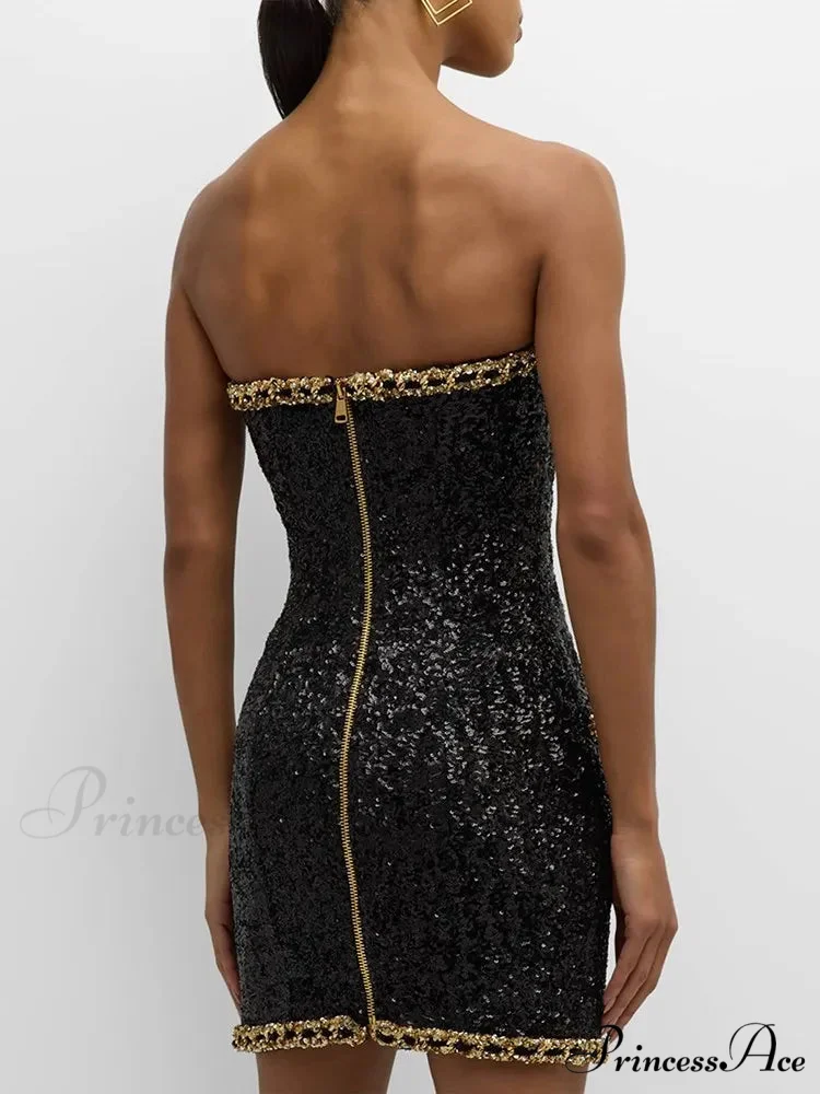 CONSTANTINA Elegant MINI DRESS - Image 3