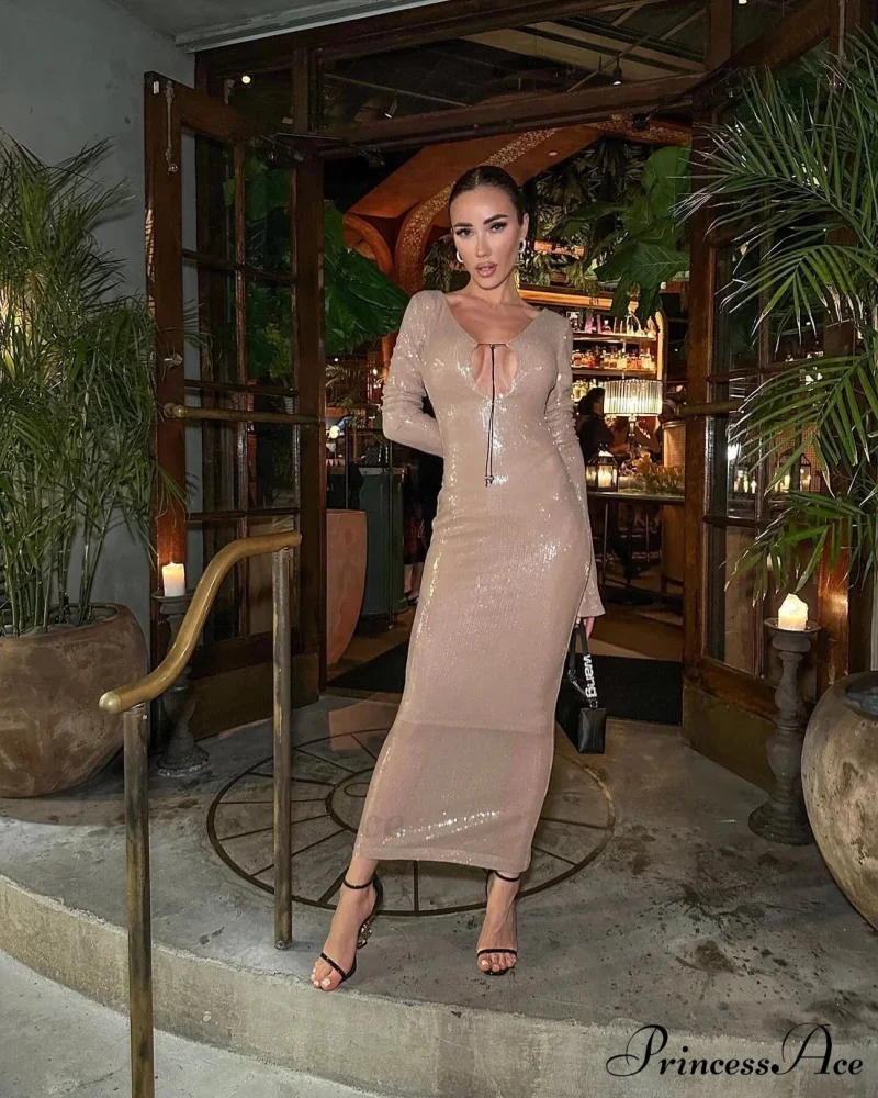 CHLOI LACE Stylish UP SEQUIN DRESS - Image 21