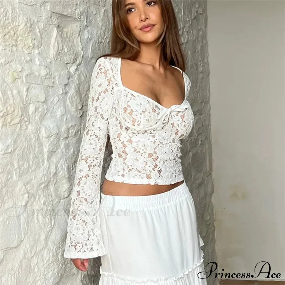 CALLIE Elegant LACE BLOUSE - Image 10