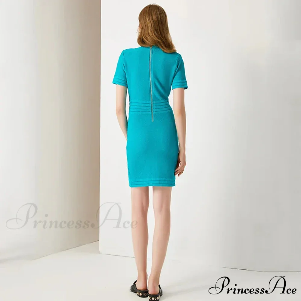 AURETA KNITTED Stylish MINI DRESS - Image 6