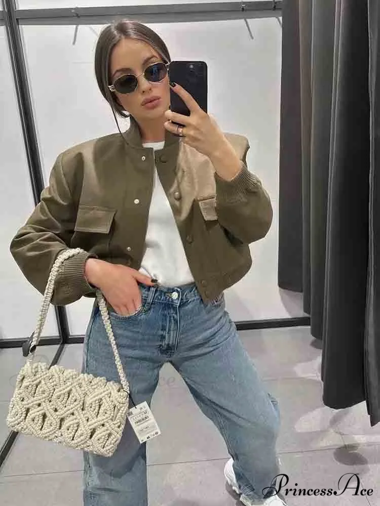 ADANNA Elegant BOMBER JACKET - Image 4