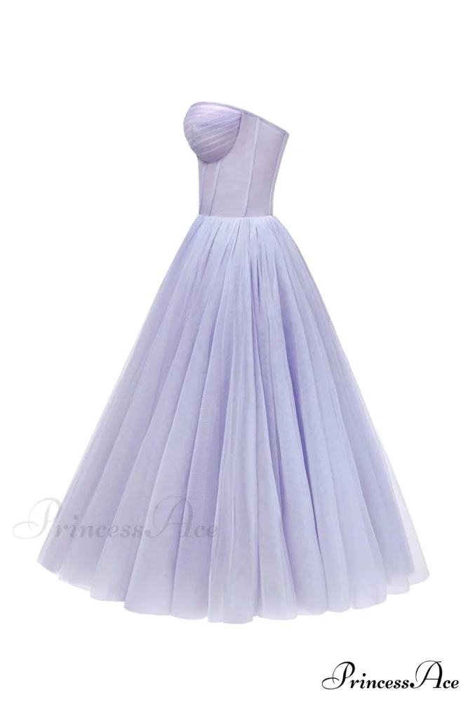 All For Love Trendy Strapless Tulle Midi Dress - Image 21