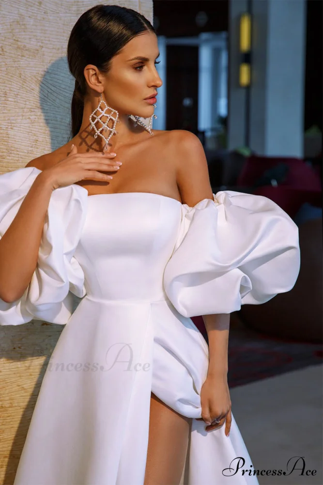 Forever Is Ours Trendy Satin Strapless Maxi Dress - Image 10