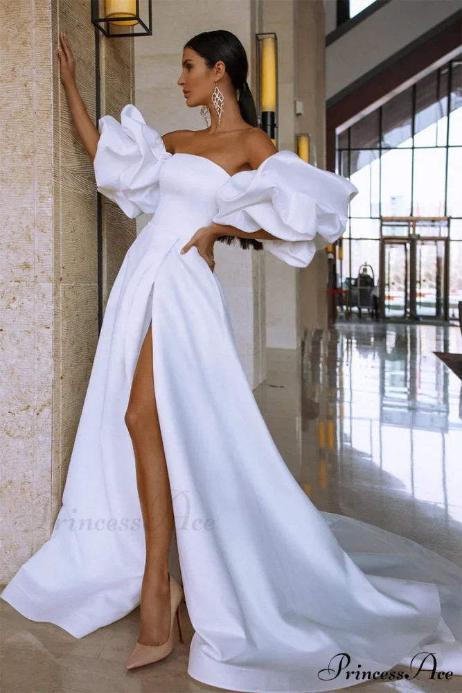 Forever Is Ours Trendy Satin Strapless Maxi Dress - Image 7