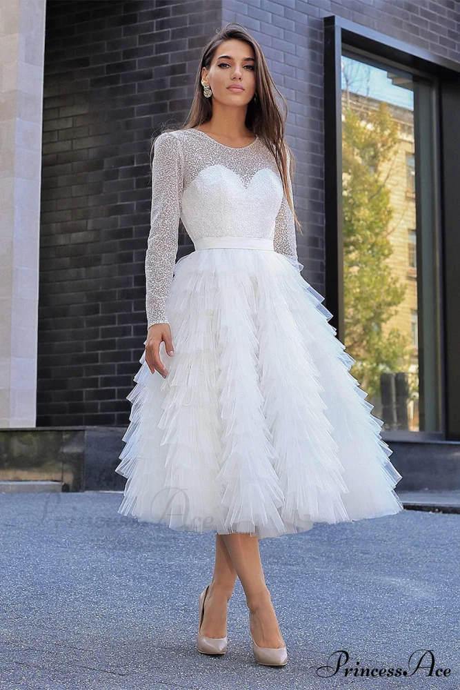 Absolutely Stunning Long Trendy Sleeve Midi Dress - Image 4