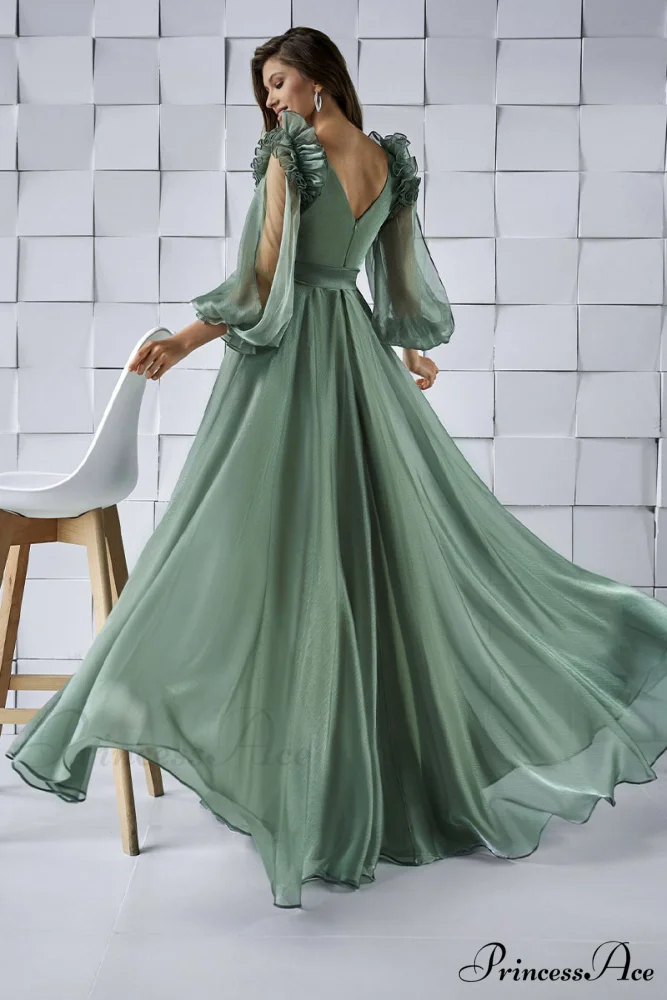 Divine Love Long Trendy Sleeve Maxi Dress - Image 3