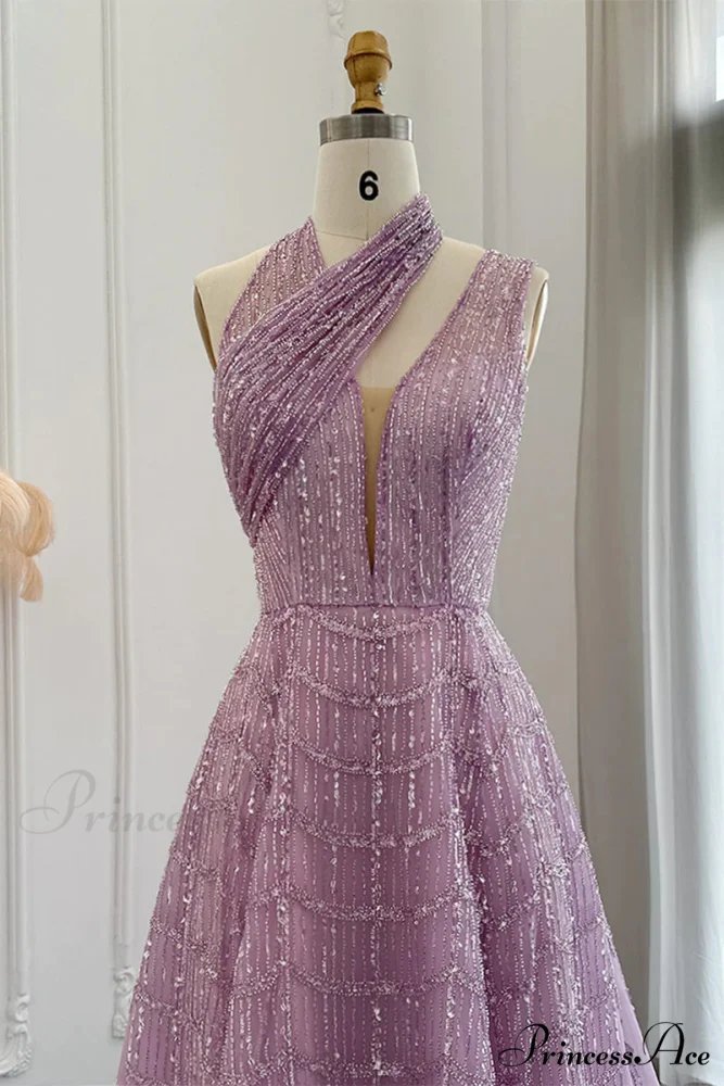 Lifelong Romance Beaded Trendy Sequin Halter Maxi Dress - Image 6