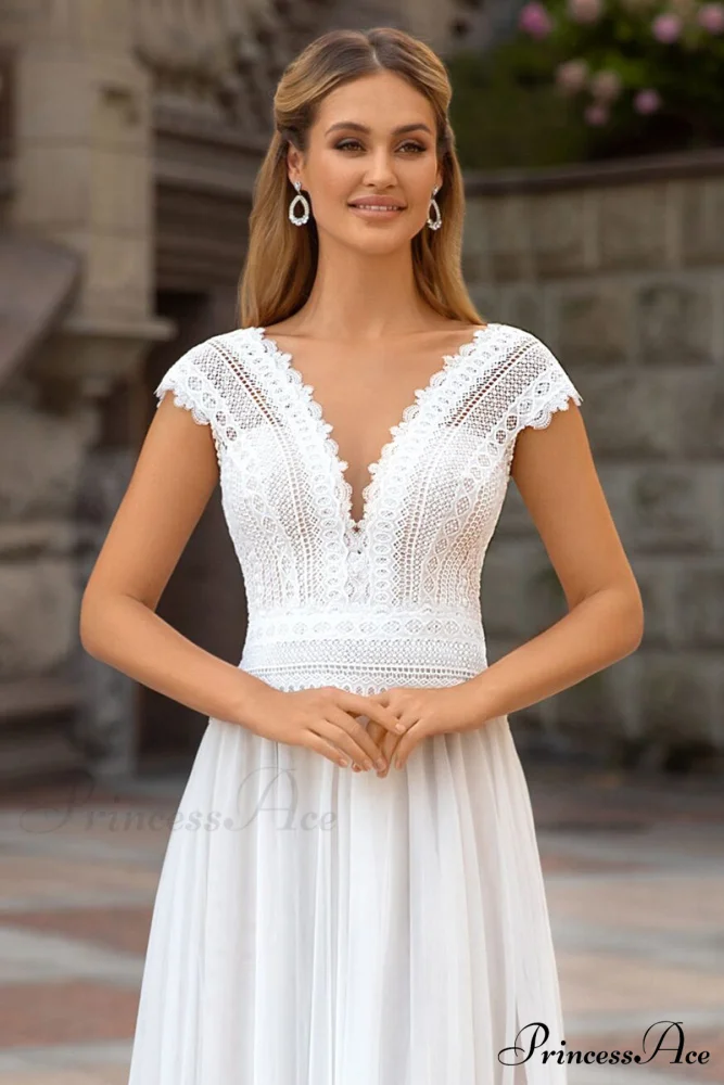 Love Devotion A-line Trendy White Wedding Dress - Image 3