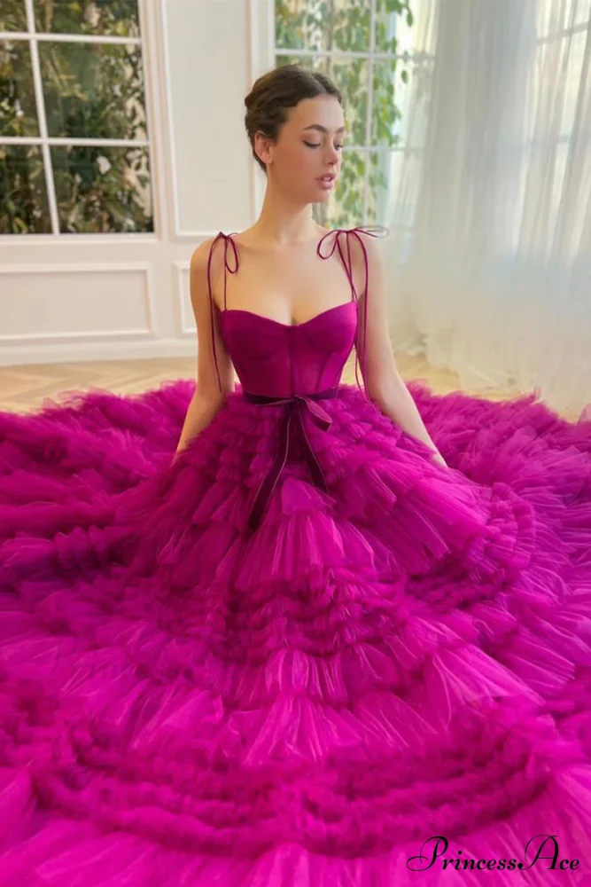 Romantic Evening Graceful Ruffled Maxi Dress - Image 6