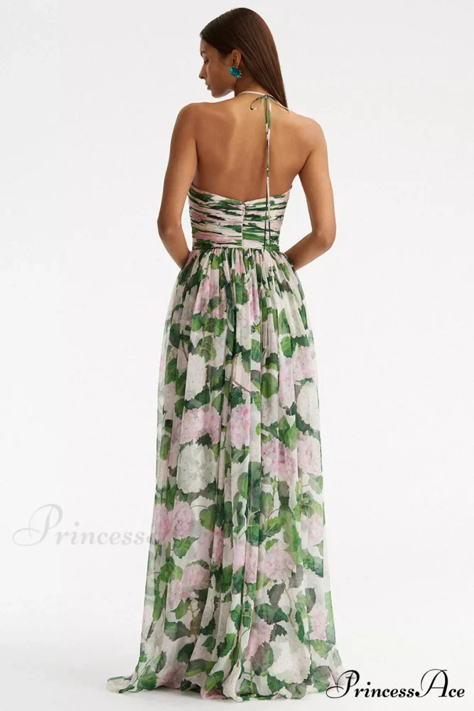 Florence Meadows Floral Trendy Print Maxi Dress - Image 2