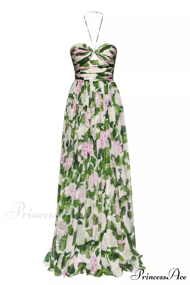Florence Meadows Floral Trendy Print Maxi Dress - Image 5