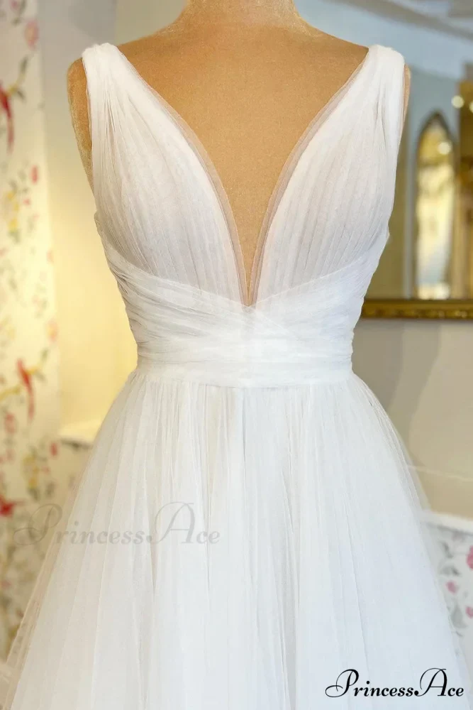 Elinor Tulle Graceful A-line Wedding Dress - Image 16