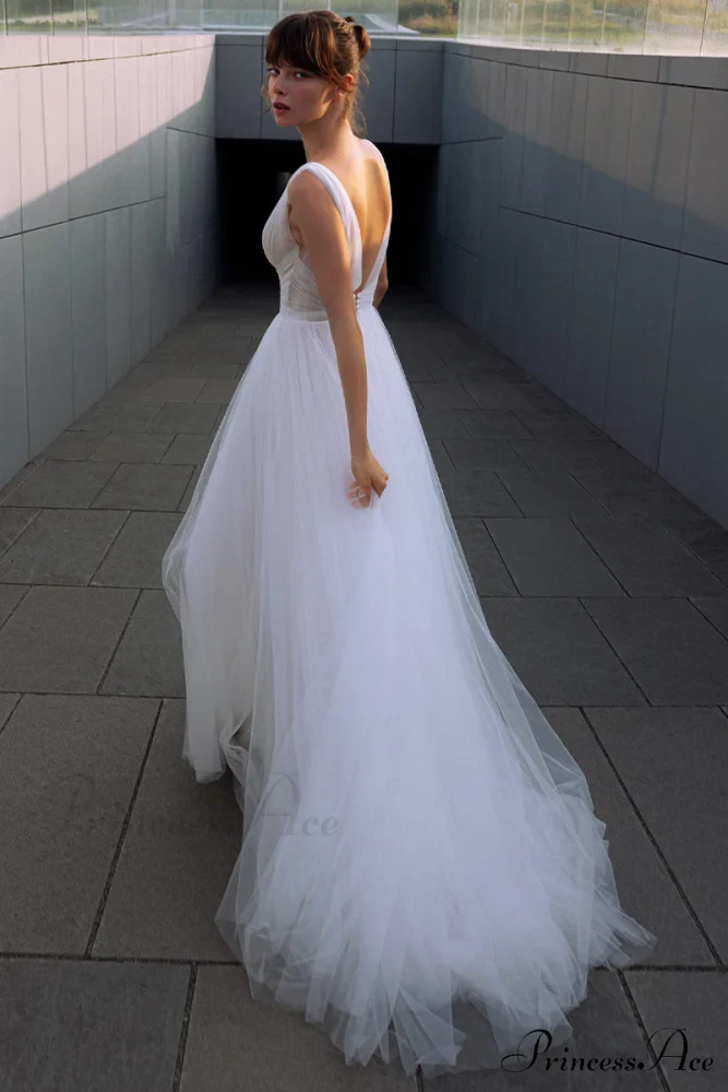 Elinor Tulle Graceful A-line Wedding Dress - Image 2