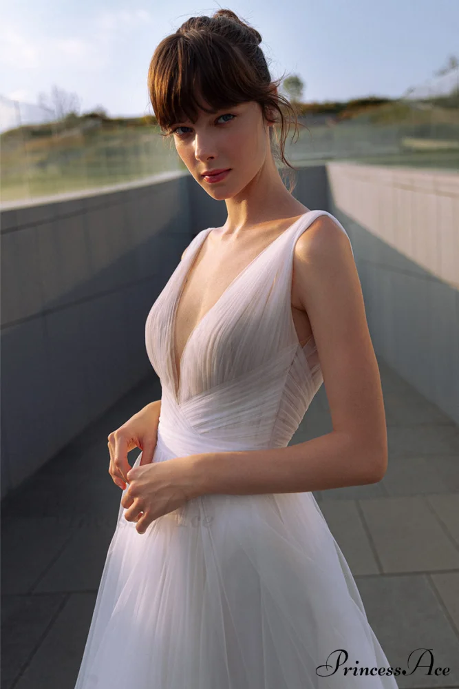 Elinor Tulle Graceful A-line Wedding Dress - Image 5