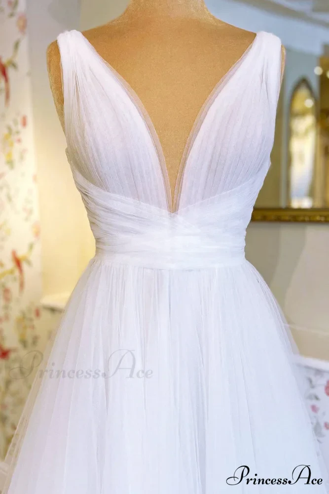 Elinor Tulle Graceful A-line Wedding Dress - Image 8