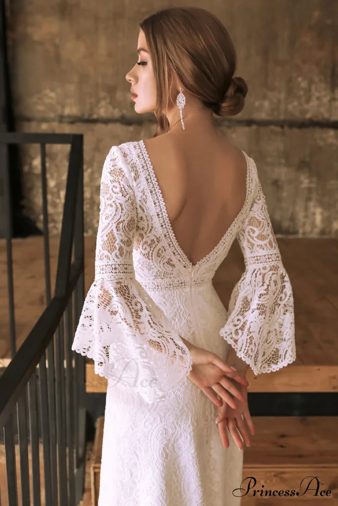 Magical Eternity Lace Trendy Mermaid Wedding Dress - Image 2