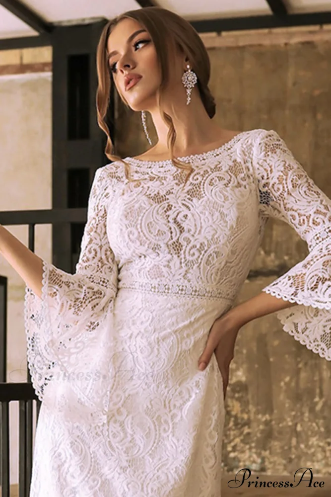 Magical Eternity Lace Trendy Mermaid Wedding Dress - Image 5