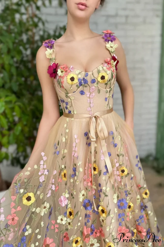 Royal Bloom Graceful Embroidered Maxi Dress - Image 7