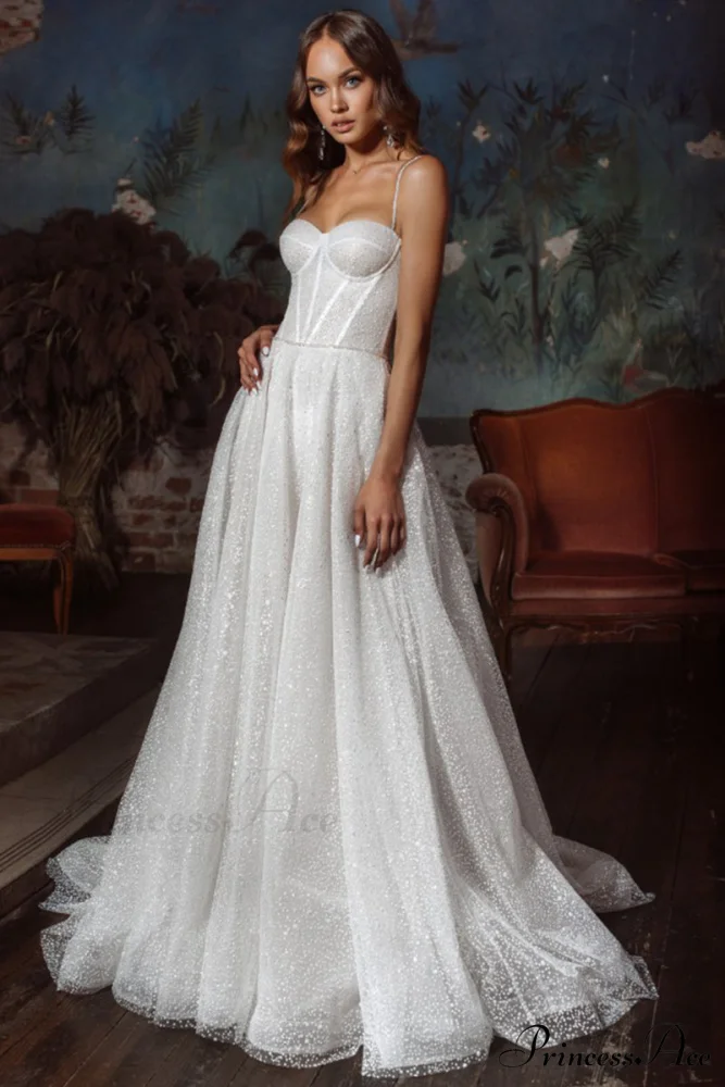 Norah Sparkling Graceful Wedding Dress - Image 2