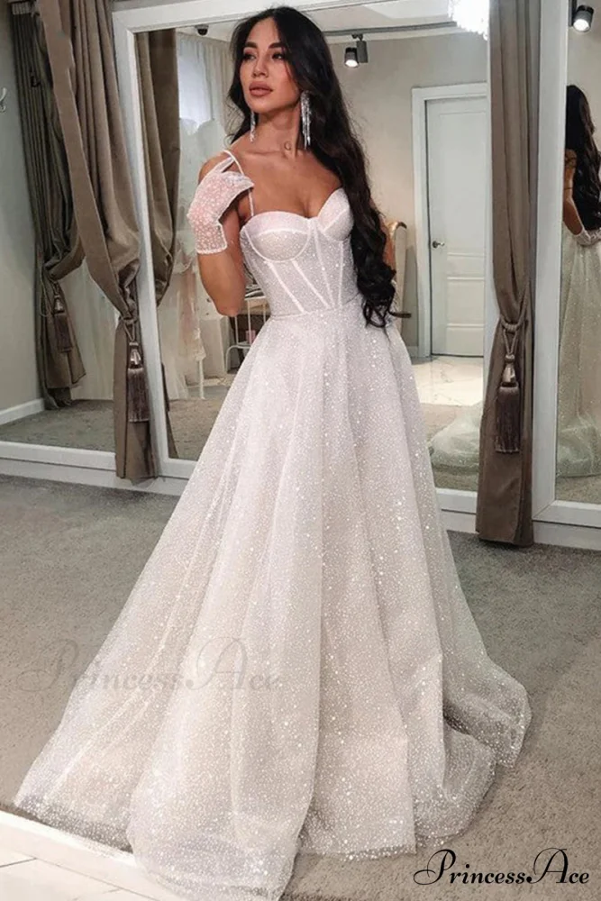 Norah Sparkling Graceful Wedding Dress - Image 4