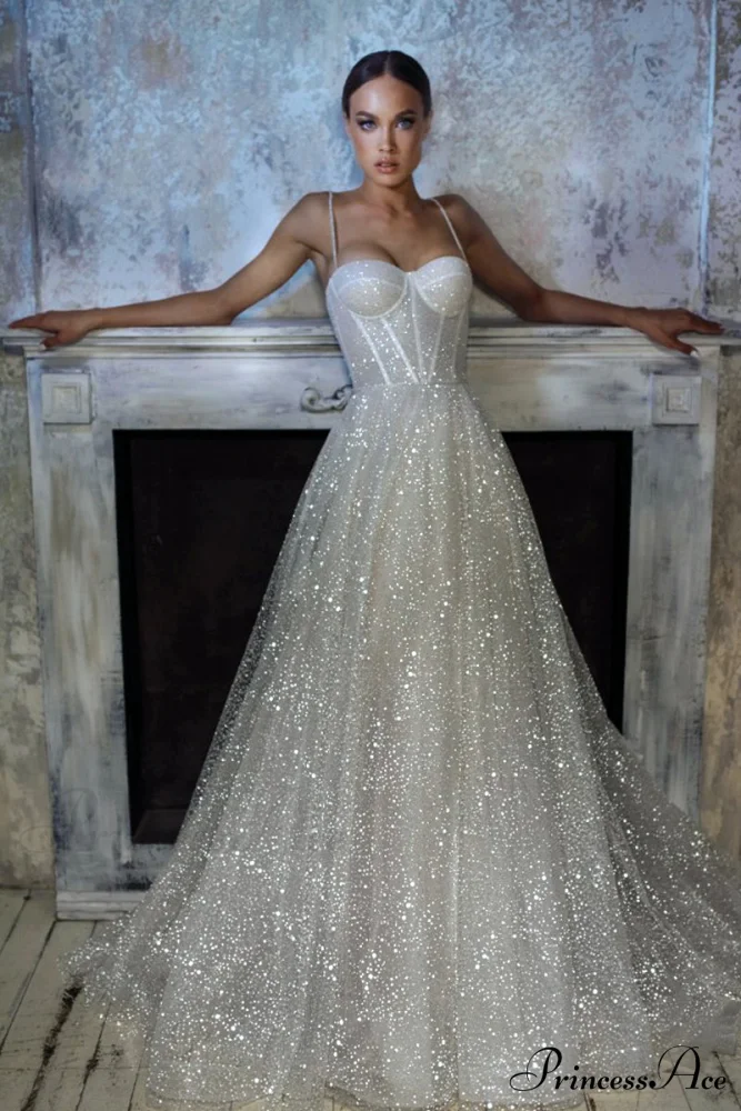 Norah Sparkling Graceful Wedding Dress - Image 6