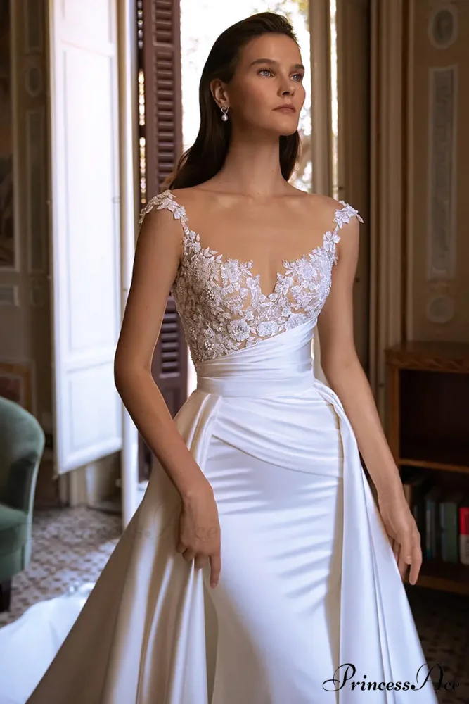 Lovestruck Satin Graceful Wedding Dress - Image 2