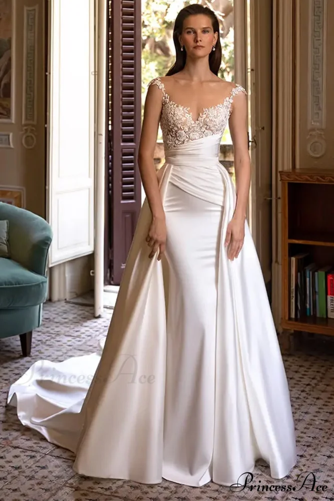 Lovestruck Satin Graceful Wedding Dress - Image 6
