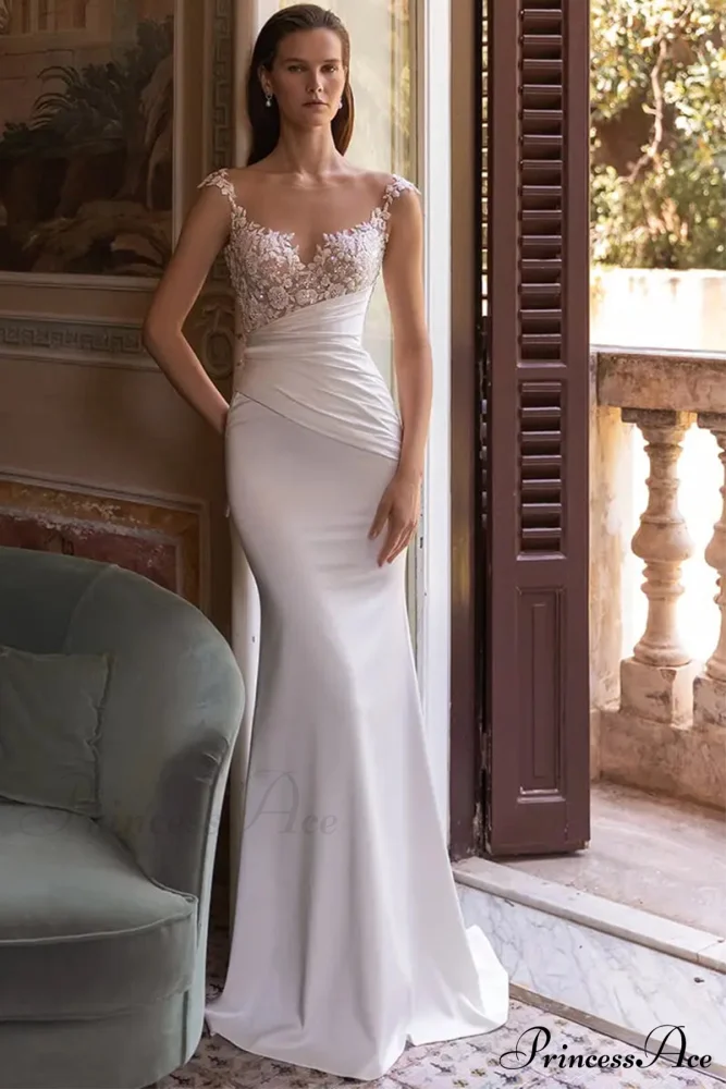 Lovestruck Satin Graceful Wedding Dress - Image 9
