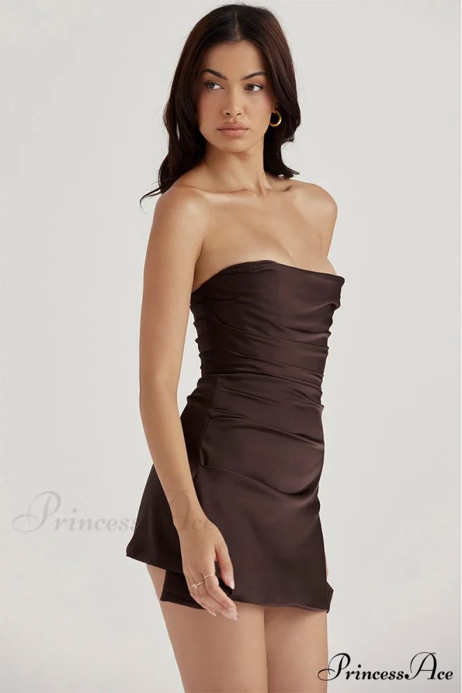 Cocktail Romance Graceful Strapless Mini Dress - Image 29