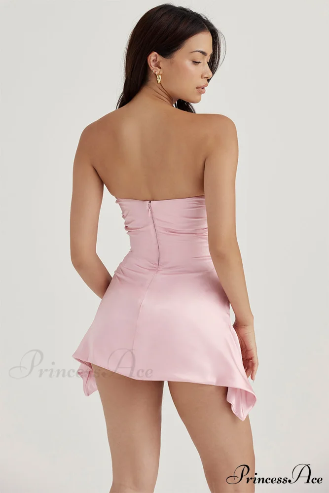 Cocktail Romance Graceful Strapless Mini Dress - Image 6