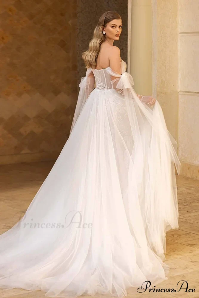 Passionate Love Graceful A-line Wedding Dress - Image 2