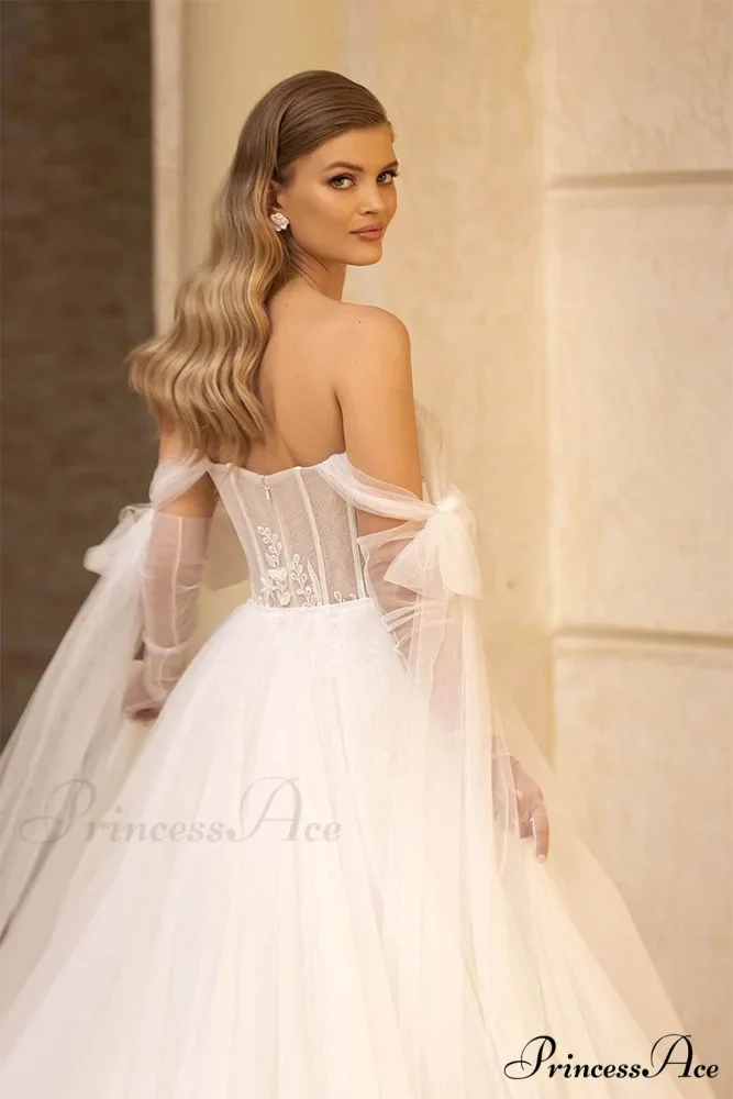 Passionate Love Graceful A-line Wedding Dress - Image 3