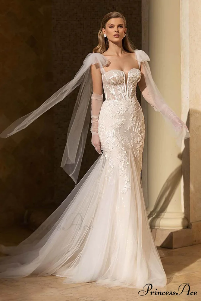 Passionate Love Graceful A-line Wedding Dress - Image 4