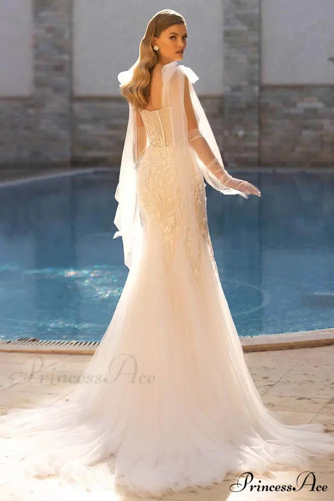 Passionate Love Graceful A-line Wedding Dress - Image 7