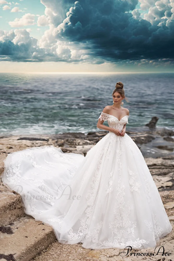 Marley Strapless Graceful A-line Wedding Dress - Image 6