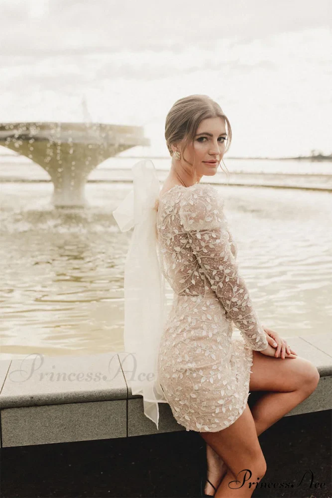 Lovingly Yours Graceful Lace Mini Dress - Image 2