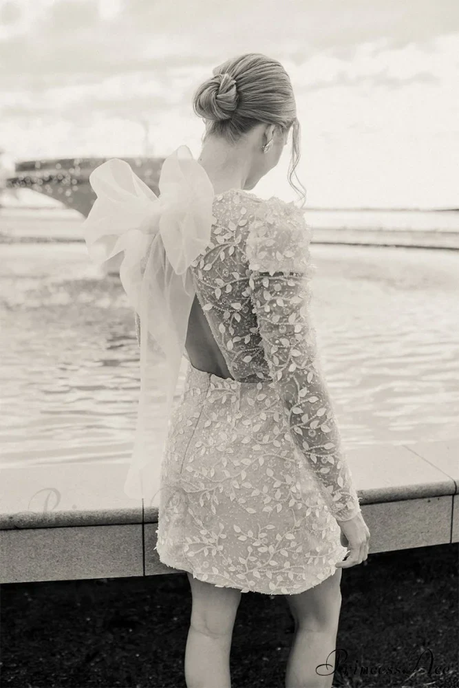 Lovingly Yours Graceful Lace Mini Dress - Image 4
