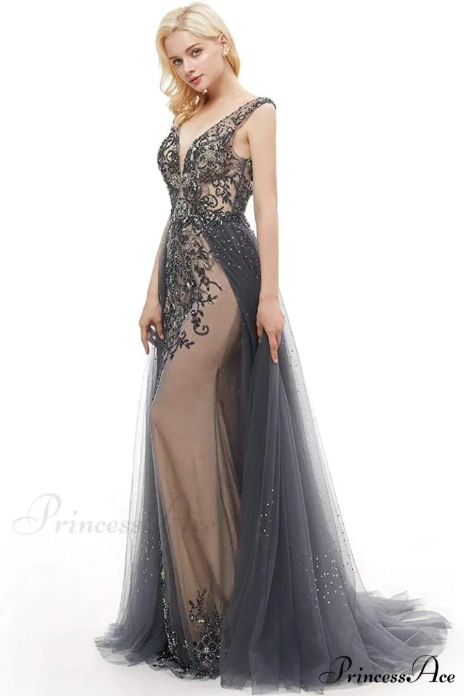 Asheville Embellished Graceful Backless Maxi Dress - Image 10