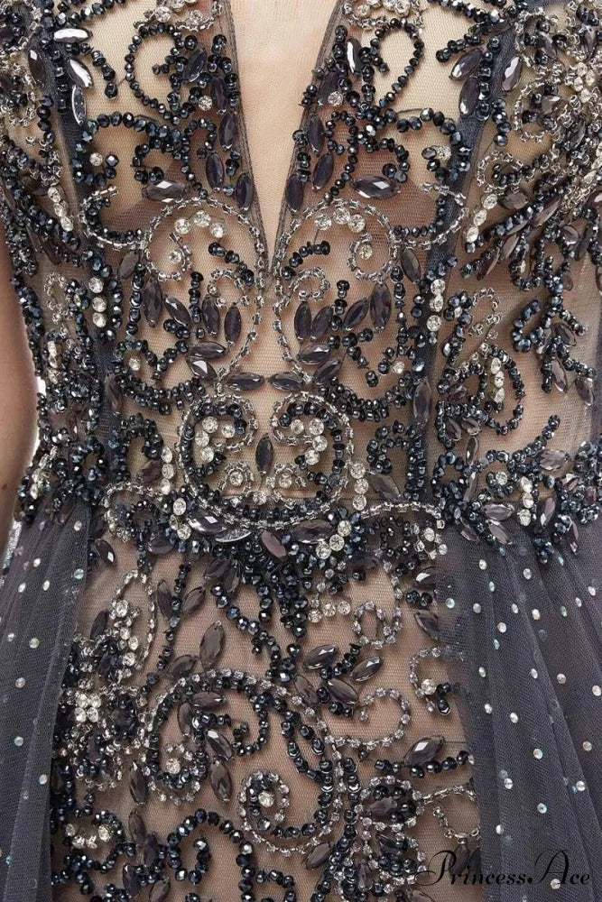 Asheville Embellished Graceful Backless Maxi Dress - Image 12