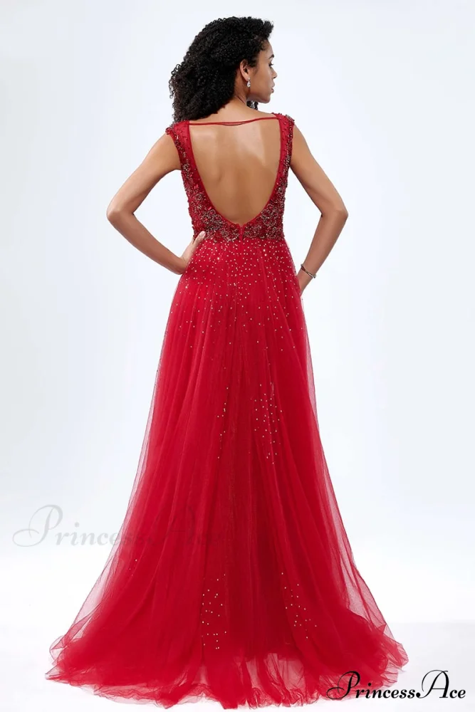 Asheville Embellished Graceful Backless Maxi Dress - Image 14