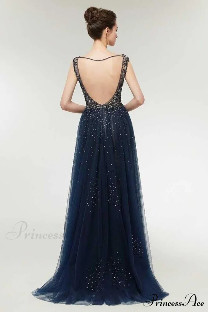 Asheville Embellished Graceful Backless Maxi Dress - Image 2