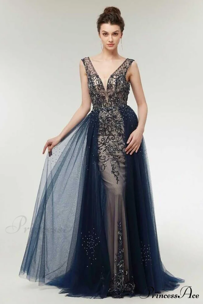 Asheville Embellished Graceful Backless Maxi Dress - Image 3