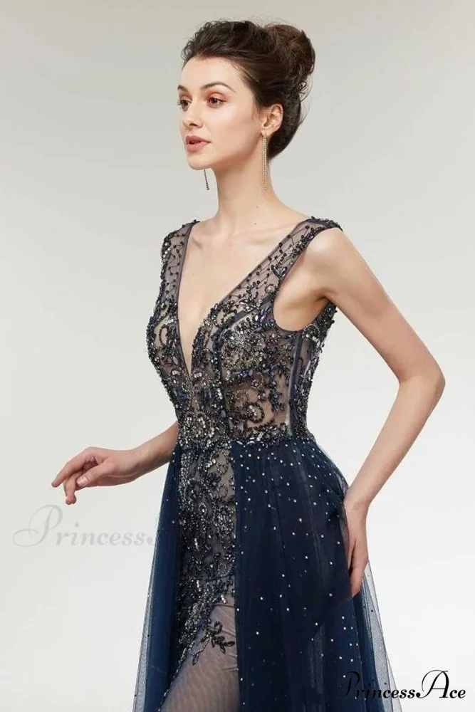 Asheville Embellished Graceful Backless Maxi Dress - Image 5