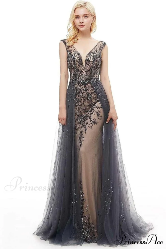 Asheville Embellished Graceful Backless Maxi Dress - Image 7