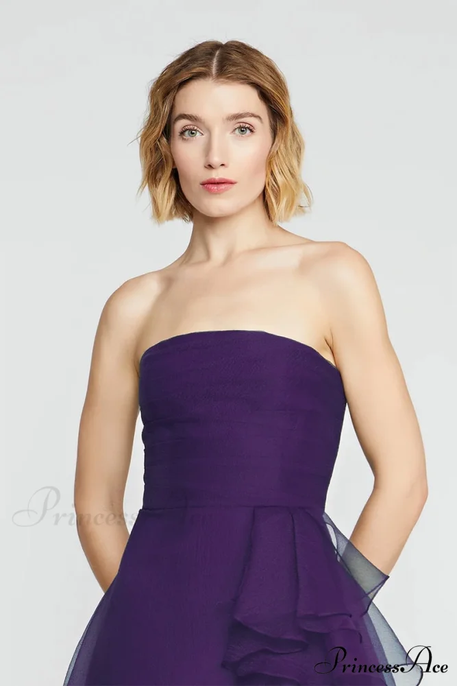 Lavish Elegance Graceful Strapless Midi Dress - Image 16