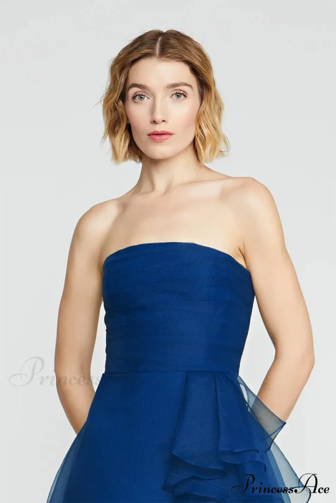 Lavish Elegance Graceful Strapless Midi Dress - Image 23