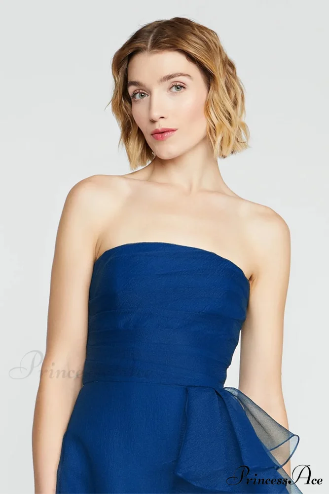 Lavish Elegance Graceful Strapless Midi Dress - Image 24