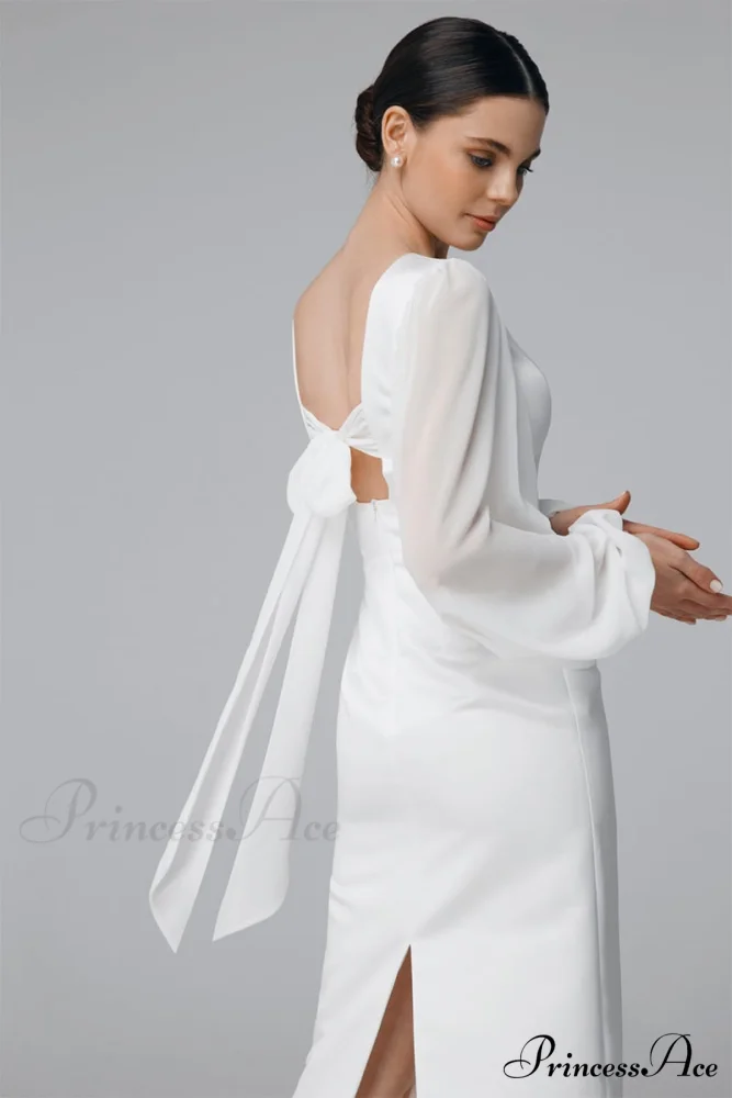 Lillia Long Graceful Sleeve Midi Dress - Image 4